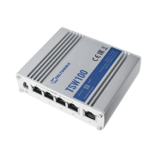 Switch Industrial No-Administrable 5 puertos Gigabit, PoE en 4 puertos 802.3af/at (120W) Switch Industrial No-Administrable 5 puertos Gigabit, PoE en 4 puertos 802.3af/at (120W)