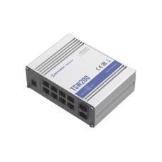 Switch Industrial No-Administrable 8 puertos Gigabit PoE 802.3af/at, 2 puertos SFP