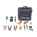 Kit de Herramientas Pro para Instalación de Fibra Óptica con Accesorios de Limpieza de Puertos/Conectores y Desforradoras de Fibra Óptica