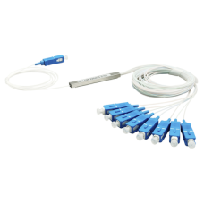 Splitter (Divisor Óptico) tipo PLC, 1x8, conectores SC/UPC Splitter (Divisor Óptico) tipo PLC, 1x8, conectores SC/UPC