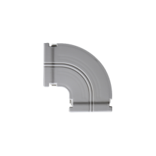 Curva horizontal 90 º color blanco para canaleta DX10000.00