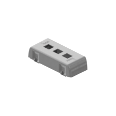 Porta equipamiento linea X Keystone para canaleta DX10000.00 Porta equipamiento linea X Keystone para canaleta DX10000.00