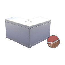 Esquinero exterior de aluminio, para canaleta INKA100 (8110-80001) Esquinero exterior de aluminio, para canaleta INKA100 (8110-80001)