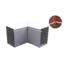 Esquinero interior de aluminio, para canaleta INKA100 (8120-80001) Esquinero interior de aluminio, para canaleta INKA100 (8120-80001)