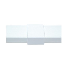 Pieza de unión color blanco de PVC auto extinguible, para canaleta PT48 (6180-01002) Pieza de unión color blanco de PVC auto extinguible, para canaleta PT48 (6180-01002)