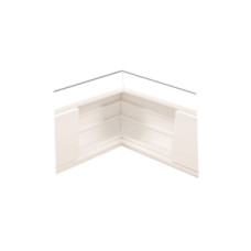 Esquinero interior en color blanco de PVC auto extinguible, para canaleta TEK100 (5576-11100) Esquinero interior en color blanco de PVC auto extinguible, para canaleta TEK100 (5576-11100)