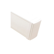 Tapa final en color blanco de PVC auto extinguible, para canaleta TEK100 (5591-02001) Tapa final en color blanco de PVC auto extinguible, para canaleta TEK100 (5591-02001)