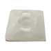 Base Autoadherible para Cinchos Práctica y Eficiente para la Organización y Fijación de Cables, Fabricada en Nylon Resistente y de Color Natural con una Medida de 19x19 mm, Paquete con 100 Piezas (4210-00001)