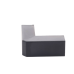 Esquinero Exterior Color Negro de PVC Auto Axtinguible, Para Canaleta TMK-1720-N-CC (5210-02003)