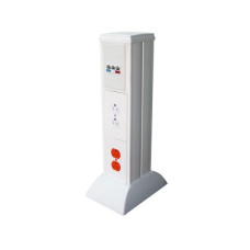 Mini Columna para Concentrar, Distribuir y Ordenar Cables de Energía Eléctrica o Puertos de Datos de Telecomunicaciones (10000-01000)