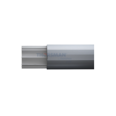 Ducto de media caña, base de PVC y tapa de aluminio 2.5 m de largo (8802-80300)