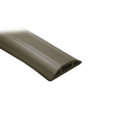 Canaleta flexible color cafe de PVC auto extinguible tramo de 2.5m