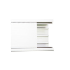 Canaleta con tapa en color blanco de PVC auto extinguible 100 x 52 x 2500mm (5501-01250) Canaleta con tapa en color blanco de PVC auto extinguible 100 x 52 x 2500mm (5501-01250)