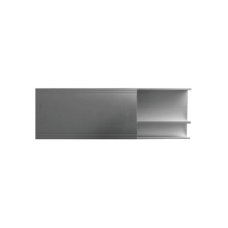 Canaleta de aluminio línea R40 color blanco, 117 x 27.3mm, tramo de 3 metros Canaleta de aluminio línea R40 color blanco, 117 x 27.3mm, tramo de 3 metros