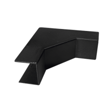 Esquinero Interior Color Negro de PVC Auto Axtinguible, Para Canaleta TMK-1720-N-CC (5220-02003)