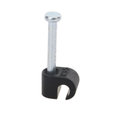 Grapa negra para Fibra óptica redonda de 3 mm (100pzs) (3101-00400)
