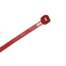 Cincho de nylon color rojo 4.8 x 300mm (100pzs) (4200-04003) 