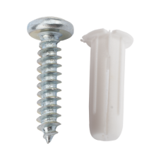 Paquete de 20 taquetes blancos  3/4