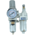 Unidad de Mantenimiento Neumático NTA-AC2010-02 / Lubricador y Regulador con Filtro / Puerto G1/4´´ / Presión Máxima 150 psi / Caudal 1000 l/min / Precisión de Filtrado 40µm