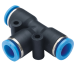 Unión en T Neumática / Accesorio de Inserción / Diámetro Exterior Tubo 12 mm / Para Sistemas Neumáticos