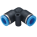 Conector Neumático de Inserción / Codo de Unión / Diámetro Exterior del Tubo 4 mm / Aplicaciones Neumáticas