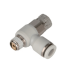 Controlador de Velocidad Neumático / Cierre a Presión / Codo Macho BSPT(R) 1/4´´ / Diámetro Tubo 8 mm