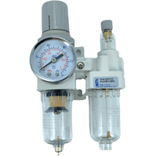 Unidad de Mantenimiento Neumático NTA-AC2010-02 / Lubricador y Regulador con Filtro / Puerto G1/4´´ / Presión Máxima 150 psi / Caudal 1000 l/min / Precisión de Filtrado 40µm Unidad de Mantenimiento Neumático NTA-AC2010-02 / Lubricador y Regulador con Filtro / Puerto G1/4´´ / Presión Máxima 150 psi / Caudal 1000 l/min / Precisión de Filtrado 40µm