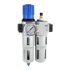 Lubricador Regulador Filtro Neumático / Puerto G1/2´´ / Presión Entrada 230 psi / Presión Salida 175 psi / Caudal Máximo 3500 l/min / Precisión Filtro 40 μm Lubricador Regulador Filtro Neumático / Puerto G1/2´´ / Presión Entrada 230 psi / Presión Salida 175 psi / Caudal Máximo 3500 l/min / Precisión Filtro 40 μm