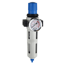 Regulador de Filtro Neumático / Puerto G1/4´´ / Presión Máxima Entrada 230 psi / Presión Máxima Salida 175 psi / Caudal Máximo 1700 l/min / Precisión Filtro 40 μm Regulador de Filtro Neumático / Puerto G1/4´´ / Presión Máxima Entrada 230 psi / Presión Máxima Salida 175 psi / Caudal Máximo 1700 l/min / Precisión Filtro 40 μm