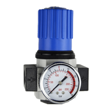 Regulador de Presión Neumático / Puerto G1/2´´ / Presión Máxima Entrada 230 psi / Presión Máxima Salida 175 psi / Caudal Máximo 3500 l/min Regulador de Presión Neumático / Puerto G1/2´´ / Presión Máxima Entrada 230 psi / Presión Máxima Salida 175 psi / Caudal Máximo 3500 l/min