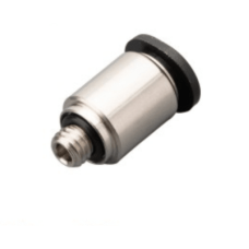 Conector Neumático Mini Push In / Roscado M3 / Para Tubo Ø4mm / Hexagonal con Agujero / Tipo Recto Conector Neumático Mini Push In / Roscado M3 / Para Tubo Ø4mm / Hexagonal con Agujero / Tipo Recto
