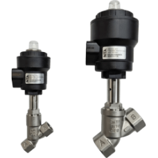 Válvula de Asiento Angular Neumática / Modelo NTA-TPV101PX02563NCS / Accionamiento Neumático / Conexión Roscada / Para Control de Fluidos Válvula de Asiento Angular Neumática / Modelo NTA-TPV101PX02563NCS / Accionamiento Neumático / Conexión Roscada / Para Control de Fluidos