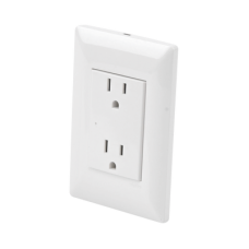 Contacto Inteligente de Pared Doble 120, 15A, con Supresor de Picos Tipo A. Contacto Inteligente de Pared Doble 120, 15A, con Supresor de Picos Tipo A.