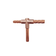 Molde para soldadura exotermica Tipo T, Tope de varilla 3/4 in. a Cable de Paso 4/0 AWG Molde para soldadura exotermica Tipo T, Tope de varilla 3/4 in. a Cable de Paso 4/0 AWG