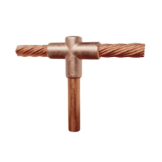 Molde para soldadura exotermica Tipo T, Tope de varilla 5/8 in. a Cable de Paso 4/0 AWG Molde para soldadura exotermica Tipo T, Tope de varilla 5/8 in. a Cable de Paso 4/0 AWG