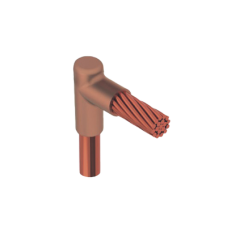 Molde para Soldadura Exotermica Tipo L, tope varilla 1/2 In a Cable 1/0 Awg Molde para Soldadura Exotermica Tipo L, tope varilla 1/2 In a Cable 1/0 Awg