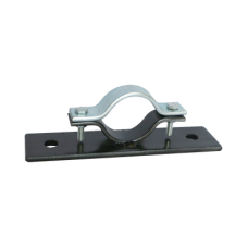 Abrazadera Doble Omega, fabricada en Acero para instalación de mástil de 2