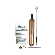 Punta Pararrayos para 80 m de Diámetro de Protección con Electrodo y Mejorador de Terreno.