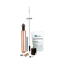 Kit de Pararrayo para Torre o Poste tipo Dipolo Corona con Electrodo y Accesorios de instalación.