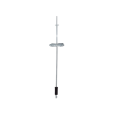 Punta Pararrayo Tipo Dipolo Corona fabricado en Acero inoxidable con Ángulo de Protección de 72°.