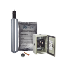 Electrodo para corriente máxima de70 Amp. de Acero Inoxidable con Filtro y Compuesto H2Ohm.