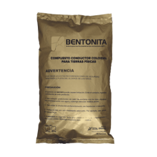 Bentonita, Compuesto Conductor Coloidal para Tierras Físicas, Saco con 20 Kgr.