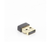 Mini Adaptador USB inalámbrico doble banda AC 600 Mbps, antena onmidireccional.