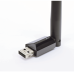 Adaptador  USB inalámbrico doble banda AC 600 Mbps, antena de alta ganancia.