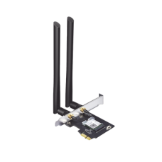 Adaptador PCIe inalámbrico doble banda AC 1200 Mbps / Antena de alta ganancia / Tecnología MU-MUMO 2X2 / Soporte de perfil bajo y Altura completa / Bluetooth 4.2 Adaptador PCIe inalámbrico doble banda AC 1200 Mbps / Antena de alta ganancia / Tecnología MU-MUMO 2X2 / Soporte de perfil bajo y Altura completa / Bluetooth 4.2