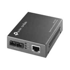 Convertidor Fibra Óptica Monomodo / 1 Puerto RJ45 10/100/1000 Mbps / Puerto Fibra Óptica SC 1000 Mbps / Hasta 20 Km / Plug and Play