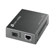 Convertidor Fibra Óptica Monomodo o Multimodo / 1 Puerto SFP 1000 Mbps / 1 Puerto RJ45 10/100/1000 Mbps / Plug and Play 