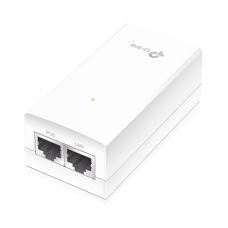 Inyector PoE Pasivo de 24V / 2 puerto 10/100/1000 Mbps / Plug and Play / Montaje en Pared