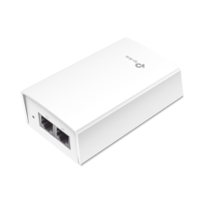Inyector PoE Pasivo de 48V (24 Watts) / 2 puerto 10/100/1000 Mbps / Plug and Play / Montaje en Pared
