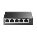 Switch Administrable / Escritorio Easy Smart / 5 puertos 10/100/1000 Mbps / IGMP para Vigilancia / Calidad en el Servicio (QoS) / Gestión GUI / Recuperación automática PoE
